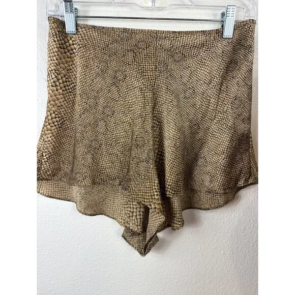 Vintage Victoria's Secret 100% Silk Snake Print Cami & Tap Shorts Set M Y2K - Picture 9 of 16
